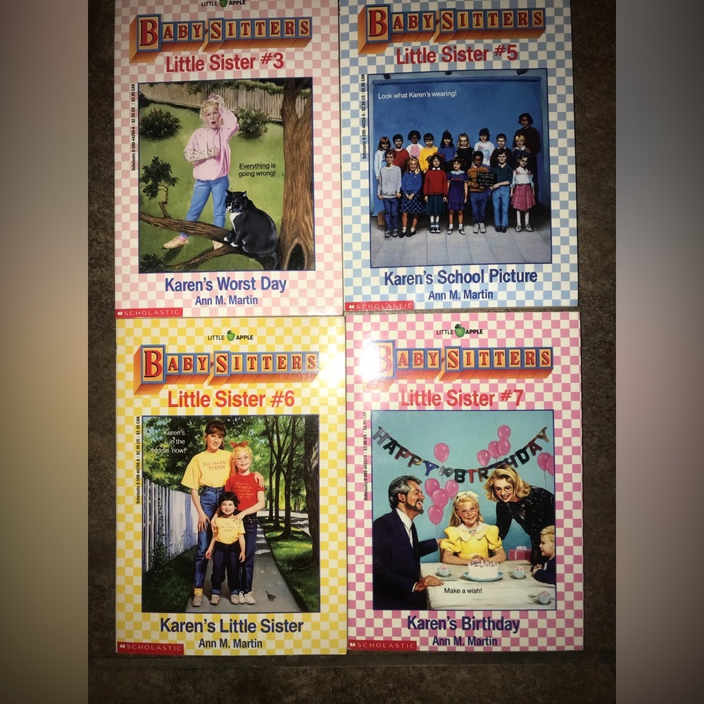 Babysitters Club Books Vintage #3, 5, 6, 7